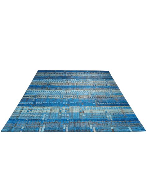 Vintage Teppich Von Kibek Metropolis In Blau 200 X 280 Cm