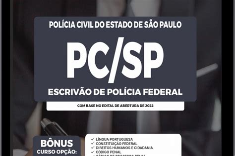 Baixar Apostila Pc Sp Em Pdf Escriv O De Pol Cia