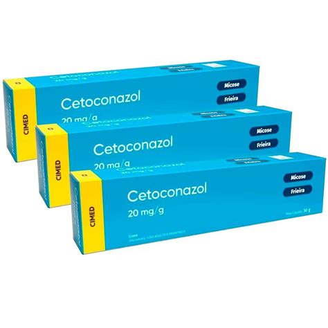 Cetoconazol 20mg G Creme Para Micose E Frieira 30g Cimed Shopee Brasil