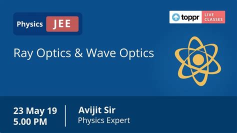 Liveclasses Jee Advanced Physics Ray Optics And Wave Optics Youtube