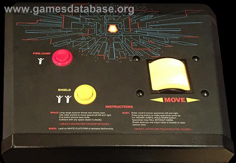 Major Havoc Arcade Artwork Control Panel