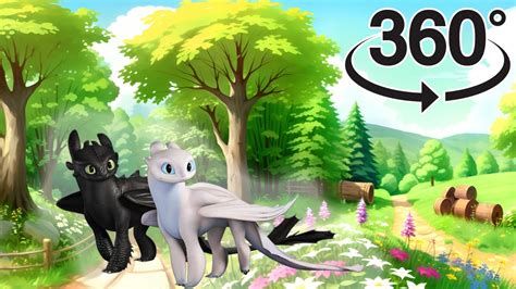 🐉 Toothless And Lightfury Dancing Together In 360 Vr Video Toothless