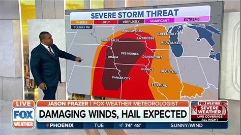 More Than 68 Million Face Threats Of Tornadoes Large Hail Damaging