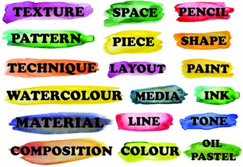 Art Key Words And Placemat By Rnd86 Teaching Resources Tes