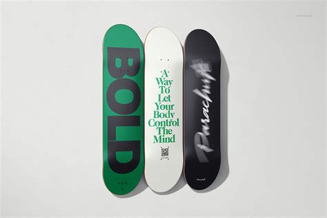 Skateboard Deck Mockup Set On Behance