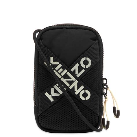 Kenzo Sport Phone Holder On Strap Black End Us