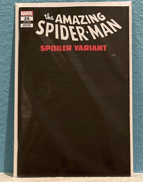 Amazing Spider Man 26 Spoiler Variant 2023 Gary Frank Vol 7 Marvel