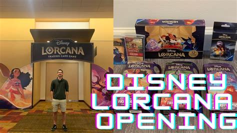 DISNEY LORCANA BOOSTER BOX OPENING LEGENDARY HOLO PULLED GENCON 2023