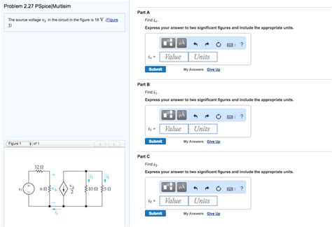 Solved The Source Voltage Upsilon G In The Circuit In The