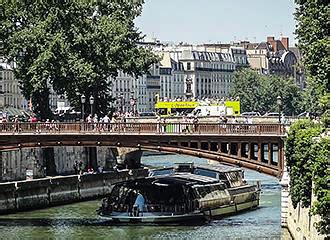 Pont au Double bridge in Paris France