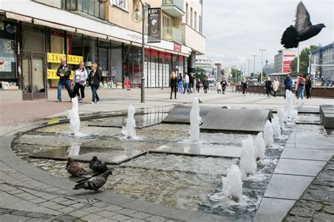 Fontanna Na Ul O Awskiej Plac Grunwaldzki Most Grunwaldzki