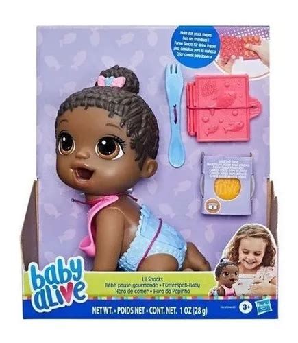 Boneca Baby Alive Hora Da Papinha Negra Hasbro Parcelamento Sem Juros