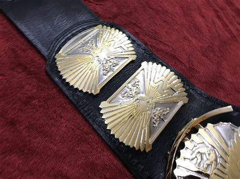 Wwf Dual Plated Winged Eagle 24k Gold Zinc Championship Belt Zees Belts