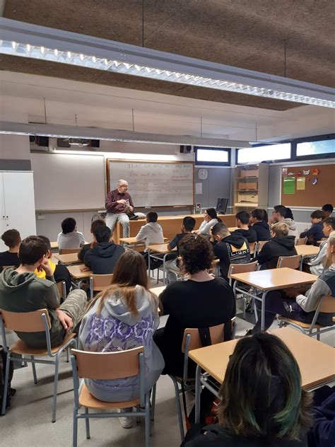 Visita Jesús Tibau Biblioteca de l INSTITUT DE TECNIFICACIÓ AMPOSTA