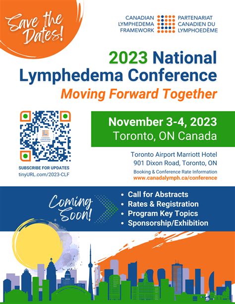 Clf Conference Save The Date Poster Canadian Lymphedema Framework