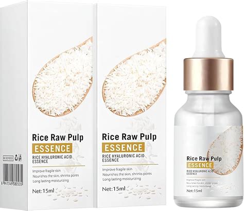 White Rice Serum For Face Exfoliate Brighten And Even