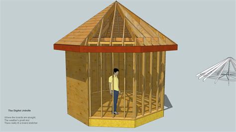 Exploring Octagonal Roof Framing With Sketchup 3d Warehouse