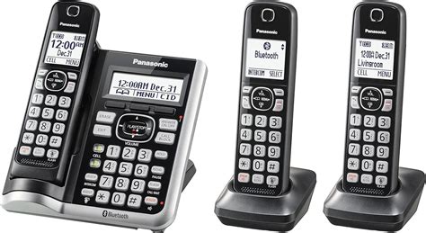 Panasonic Link2cell Bluetooth Cordless Phone System With Voice Assistant Call