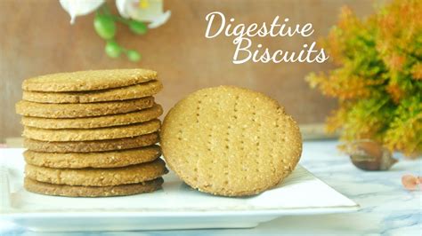 Healthy Homemade Digestive Biscuits Asheescookbook Youtube