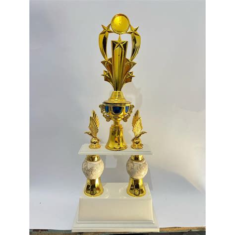 Jual Piala Kaki Marmer Cup Kuncup Tatakan Putih Piala Murah Shopee