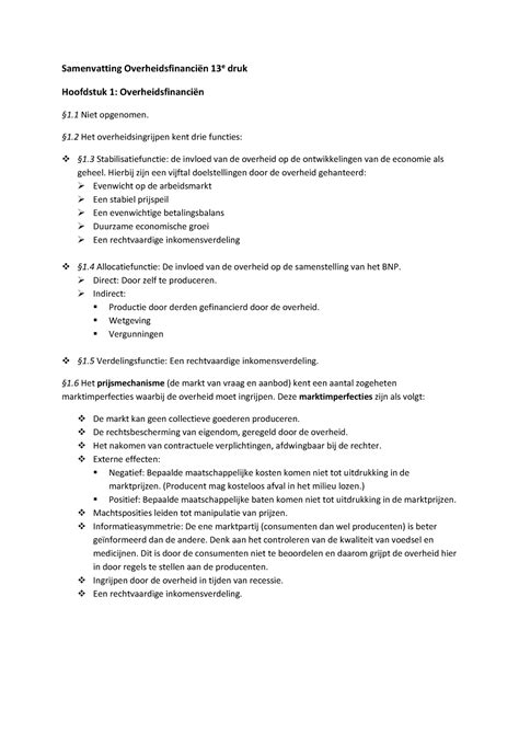 Samenvatting Fiscaal Management Compleet Samenvatting