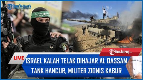 Brigade Al Qassam JEBOL Pertahanan Israel Di Timur Khan Tank Hancur