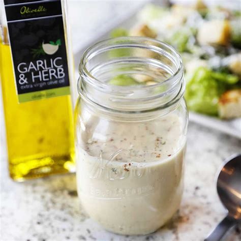 Garlic Parmesan Caesar Dressing Recipe Garlic Parmesan Caesar