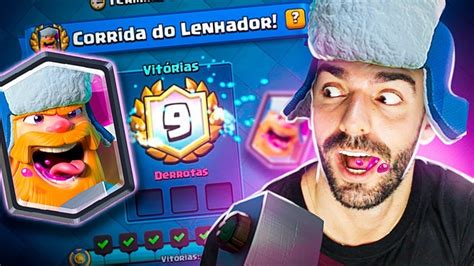 Melhor Deck Para Ganhar O Novo Desafio Da Corrida Do Lenhador No Clash