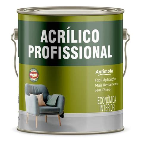 Tinta Maza Acr Lico Profissional Antimofo Para Interior L Tinta