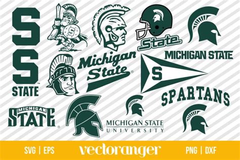 Michigan State Logo Svg Bundle Vectoranger