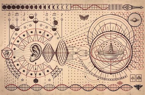 Daniel Martin Diaz Sacred Geometry Art Science Art Occult Art