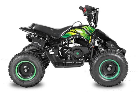 Mini Quad Enfant 49 Cc Carbon Python Deluxe E Start