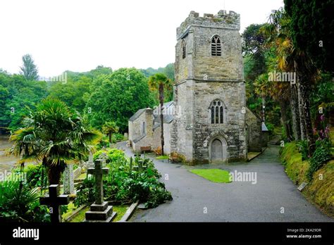 The Churchyard At St Just In Roseland Cornwall UK John Gollop