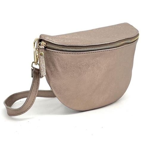 Sac Banane Femmme En Cuir Grand Format Port Ceinture Et Poitrine Id Al