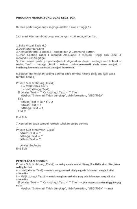 cara menghitung luas segitiga sama sisi 3