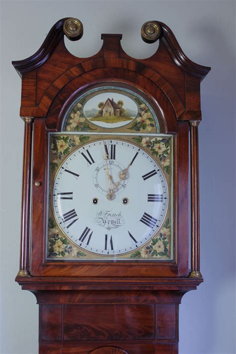 Antique 19th Century Longcase Grandfather Clock Upwell Norfolk