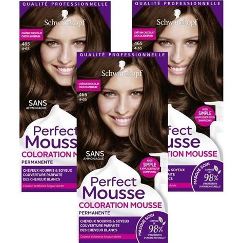 SCHWARZKOPF Perfect Mousse Coloration Cheveux Mousse Permanente