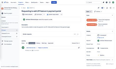 Managing Customer Requests Inside Jira Jira Cloud Atlassian Support