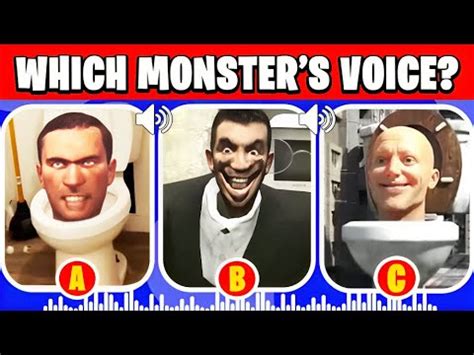 Guess The Monsters Voice Mutant Toilet Rtx Toilet Skibidi Toilet S