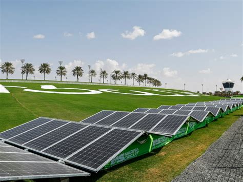 Yas Island Emerge Masdar And EDF Power Twin Solar PV Projects Oil