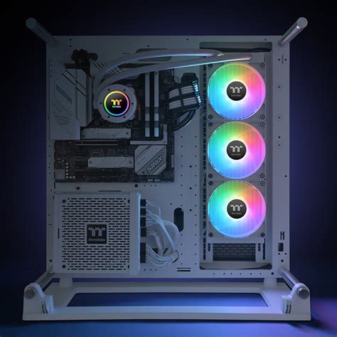 Th V Argb Sync All In One Liquid Cooler Snow Edition