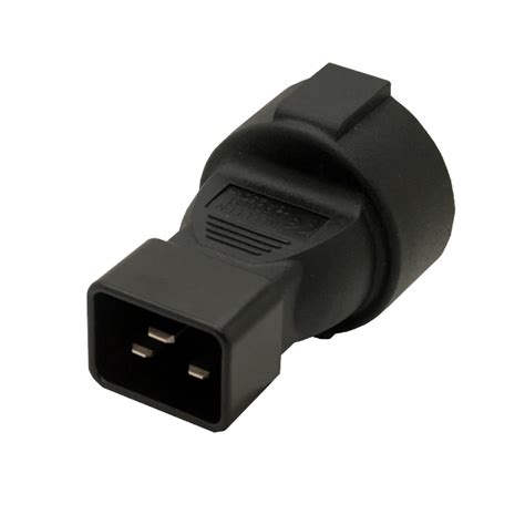 Power Plug Adapter Iec 320 C19 Male To 3pin European Female Power