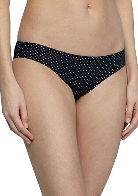 Rachel Roy BLACK Laser Mesh Sporty Bikini Swim Bottom US Large EBay