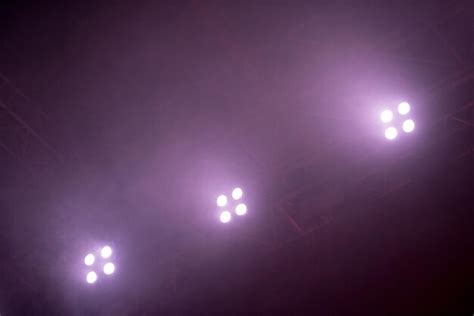 Premium Photo | Purple stage lights