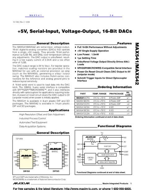 Max Datasheet Pdf