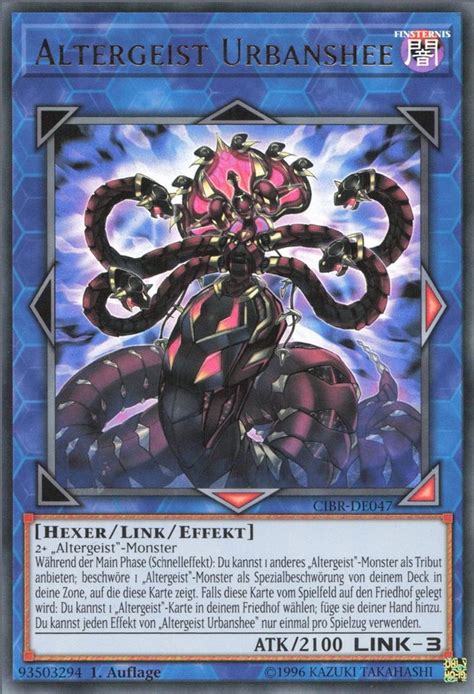 Recollectibles Sammelkarte Yugioh Karte Altergeist Urbanshee Deutsch