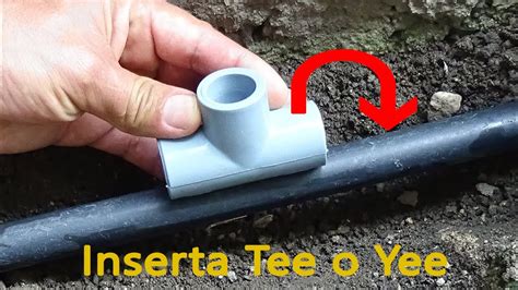 Como Insertar Una Tee O Yee En Tubo De 1 2 PVC Fontanero YouTube