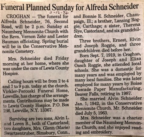 Alfreda Roggie Schneider Find A Grave Memorial