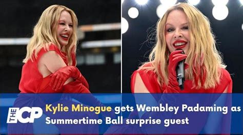 Kylie Minogue Gets Wembley Padaming As Summertime Ball Surprise Guest