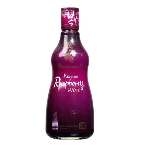 Seonunsan Bokbunja Korean Raspberry Wine 375ml 16 树莓酒 Orange Go